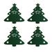 4PCS New Christmas Tree Cutlery Knife And Fork Cover Table Decoration