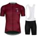 Cycling Jersey 2024 Men Summer Anti-UV Cycling Jersey Set Breathable Racing Sport Mtb Bicycle Jersey Bike Cycling Clothing Suit 5 XS