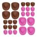 60 Pcs Mini Cowboy Hat Has Cowgirl Hats for Drinks Small Crafts Tiny Decorative Miniature