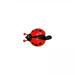 kesoto 2xBike Bell Colorful Loud Sound Bell Ladybug Bike Bell Children Outdoor Cycling Red 3 Pcs