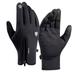 Warm Gloves And Winter Plus Velvet Thick Wool Mouth Outdoor Riding Driving Sports Screen Gloves Women