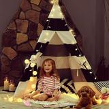 large stripes Indoor Foldable Teepee Play Tent