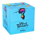 ? WORD TEASERS Riddles YPF5 - Riddle Game for Kids Teens & Adults - Fun & Funny Brain Teaser Puzzles - Great Card Game for Kids/Fun Travel Game - 150 Riddle Cards