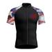 NSQFKALL 4th of July Cycling Jersey for Men Short Sleeve USA Flag Patriotic Bike Biking Shirts Full Zip Road Bicycle Clothes Tops