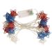 Independence Day Decor Red White Blue Lights Indoor Star String Lights For Independence Day