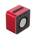Chiccall Wireless Bluetooth Mini Speaker Outdoor Subwoofer High Volume Hifi Quality Sound Metal Small Sound Vehicle Desktop Fitness Exercise Outdoor Portable Speaker Bluetooth Speaker Red