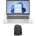 HP Laptop 17 Home/Business Laptop (Intel i3-1215U 6-Core 17.3in 60 Hz Full HD (1920x1080) Intel UHD 16GB RAM 256GB PCIe SSD Wifi Webcam Bluetooth Win 11 Pro) with Premium Backpack