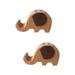 2 Pack Smartphones Ornament Desktop Accessories Desktop Phone Holder Phone Stand Mobile Phone Holder Cartoon Wooden Miss