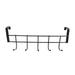 Clearance! Ongmies Command Hooks Clearance over Door Hanger 5 Hooks Stainless Clothes Bathroom Hooks Organizer Hanging Kitchen Dining & Bar Black Tool Black