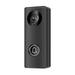 Chiccall 1080P Infrared High-definition Night Vision 2.4GHz WIFI Visual Intercom One Click Unlock Wired POE Intelligent Doorbell Doorbell Camera Black