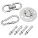 Stainless Steel Hammock/Swing Hanging Kit Ceiling Mounting Plate Snap Hook Double Eye Hook