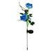 Kingtowag Clearance Flower Pots Lamp 3 Head Solar Led Decorative Outdoor Lawn Lamp Outdoor Solar Garden Stake Lights Blue One Size 1*Solar Rose Lamp