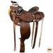 34BH 15 In Western Horse Saddle American Leather Wade Ranch Roping Hilason