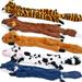 Dog Squeaky Toys 5 Pack Pet Toys Crinkle Dog Toy No Stuffing Animals Dog Plush Toy Dog Chew Toy for Large Dogs and Medium Dogs Squeeky Doggie Toys 5 Pack for Large Dogs Multi-Colored