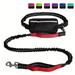 Spot wholesale pet supplies running leash multi-functional waist bag walking dog chain night visible reflective dog walking rope red One size fits all