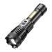 GHYJPAJK P50+COB LED Flashlight Tactical Torch Lamp Worklight Light USB Rechargeable