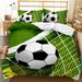 Soccer Comforter Cover Set Watercolor Tie-dye Duvet Cover for Kid Teen Boys Girls Room Decor Sports Game Quilted Duvet Cover Colorful Graffiti Hip Hop 1 Quilt Cover with 2 Pillowcases