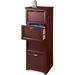 YFBOOLIFE Magellan Collection 4-Drawer Vertical File Cabinet 54 H x 18 3/4 W x 19 D Classic Cherry