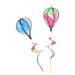 Chritmas Decor Chirstmas Hot Air Balloon Ornament Rainbow Windsock Windmill Spinner Cloth 2 Pcs