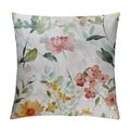Shiartex Floral Spring Pillow Covers 18 x 18 Inch Vintage Wild Flowers Decor Throw Pillows Outdoor Farmhouse Wildflower Plant Decorative Cushion for Couch Bed Sofa
