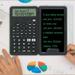 JikoIiving Calculator 12-Digit Large Display Office Desk Calcultors with Erasable Writing Table Foldable Desk Calculator Physics Graphing Calculator for Student Teacher Financial Office Business