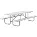 Global Industrial 8 Heavy-Duty Aluminum Picnic Table