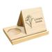 GHYJPAJK Personalized Oak Wooden Triangle Bookshelf Book Stand Holders DIY New