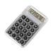 PATLOLLAV Colorful Desktop Calculator Cute Electronic Calculator 8 Digit LCD Display Typewriter-Inspired Big Round Candy Color Buttons Mechanical Key Calculator for Back-to-school Season