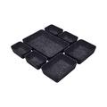 FNYOXU Office Storage & Organization Desk Drawer Organizers Trays Felts Storage Bins Drawers Dividers Drawers Organizer Bins 7 Pack