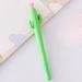 4 Pieces Cactus Pens Cactus Shaped Roller Pens Kids Black Cactus Gel Ink Pens Saguaro Shaped Pen with Flower for Office School Student Gift Supplies (Cute Style)