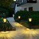 Solar Lights for Outside 6 Pack Super Bright Solar Pathway Lights Waterproof Up to 14 Hrs Auto On/Off Solar Garden Lights Solar Powered Landscape Lighting for Path Yard Garden Walkway