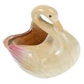 Ceramic Swan Planter Mini Household Home Decor Cute Pots Outdoor Plants Flowerpots Ceramics