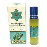 Frankincense and Myrrh anointing Oil from EIN Gedi in its New Roll-On Glass Bottle - Anointing Oil - 10ml (0.34 fl. oz.) by Ein Gedi