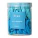 Blekii 50Pcs Candy Color Hair Ties Band â€“ Thick Cotton Seamless Ponytail Holders â€“ Hair Elastics Hair Bands for Thick Heavy and Curly Hair Ties Blue Clearance