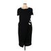 Leslie Fay Casual Dress - Sheath: Black Dresses - Women's Size 18