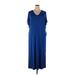 Jessica London Casual Dress - Maxi: Blue Dresses - New - Women's Size 20