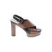 BLEECKER & BOND Sandals: Brown Shoes - Women's Size 6 1/2
