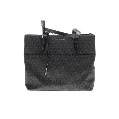 MICHAEL Michael Kors Leather Shoulder Bag: Black Bags
