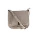 The Sak Leather Crossbody Bag: Gray Bags