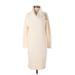 Banana Republic Factory Store Casual Dress - Sweater Dress: Ivory Dresses - New - Women's Size Small Petite