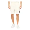 Armani Exchange, Shorts, male, White, 2Xl, Cotton White Bermuda Shorts