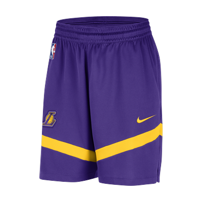 Los Angeles Lakers Icon Practice Men's Nike Dri-FIT NBA 20.5cm (approx.) Shorts - Purple - Polyester