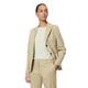 Longblazer MARC O'POLO "aus Interlock-Qualität" Gr. 44, beige Damen Blazer