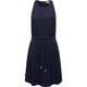 Blusenkleid RAGWEAR "Sanai" Gr. XXL (44), Normalgrößen, blau (navy) Damen Kleider Minikleider stylisches Sommerkleid mit verspielten Details