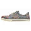 Sneaker DOGO "Sneaker Picture Perfect Damen Sneaker / Female", Damen, Gr. 36, Normalschaft, bunt (mehrfarbig, blau, rot), Lederimitat, Schuhe, Vegan