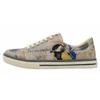 Sneaker DOGO "Classic Schnürsneaker Picture Perfect Damen Sneaker", Damen, Gr. 36, Normalschaft, bunt (mehrfarbig, natur, schwarz, gelb), Lederimitat, Schuhe, Handgefertigt