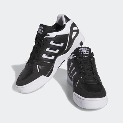 Sneaker ADIDAS SPORTSWEAR "MIDCITY LOW", Gr. 42, schwarz-weiß (core schwarz, cloud weiß, core schwarz), Synthetik, Texti