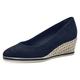 Keilpumps TAMARIS Gr. 36, blau (navy) Damen Schuhe Keilpumps