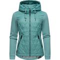 Outdoorjacke RAGWEAR "Lucinda" Gr. L (40), blau (water) Damen Jacken Outdoorjacken