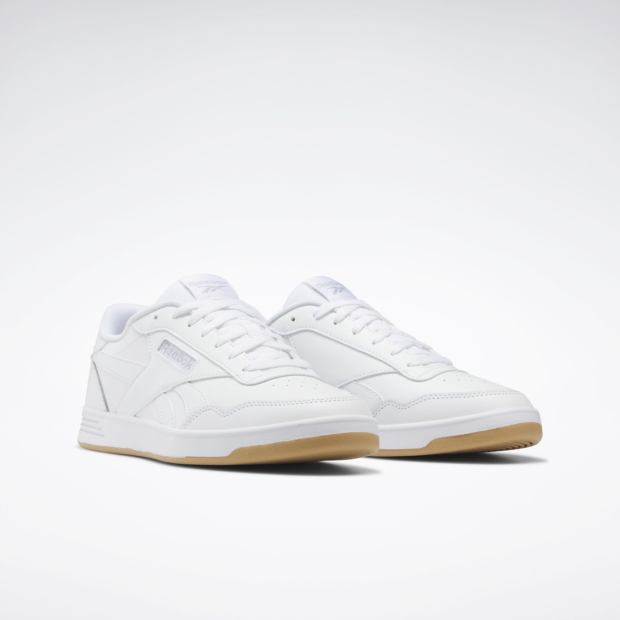 Sneaker REEBOK CLASSIC "REEBOK COURT ADVANCE", Damen, Gr. 38,5, weiß (weiß, gum), Leder, Synthetik, Schuhe Sneaker Image